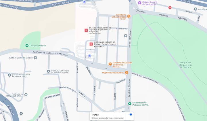 Ubicación de InBrain en Hospital Ángeles